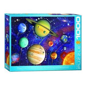 Eurographics Planets of the Solar System 1000 pc Jigsaw Puzzle USED